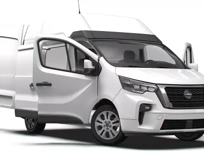 Nissan Primastar Van L1H2 HQInterior 2026 3D model