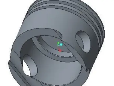3D piston 3D model