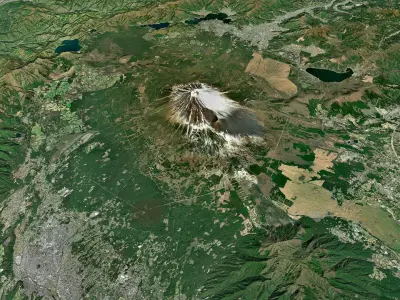  Fuji Volcano Fuji Hakone Izu National Park Japan 