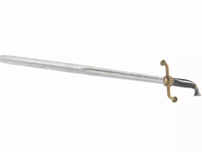 Ancient Weapon Long Sword 3D model