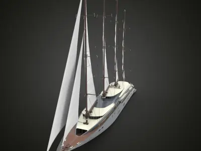 Sailing Yacht 3D model