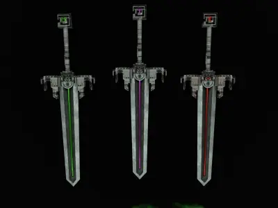 heavy sword 3D model