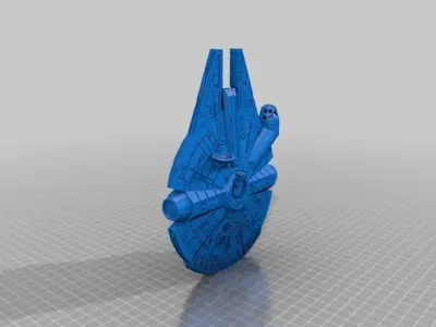 Millenium Falcon V2 Updated  3D print model
