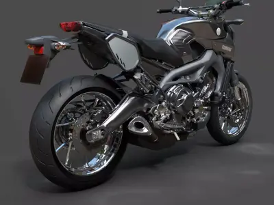 Yamaha Tracer 900 - Hyper-Detailed Sport Tourer 3D model