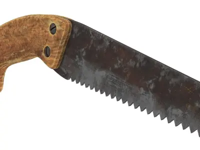 Old saw 3D model