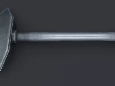 Sword 07 Low-poly 3D model