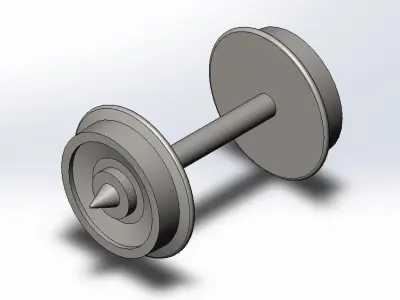 Wheels for model railways H0 Free 3D print model