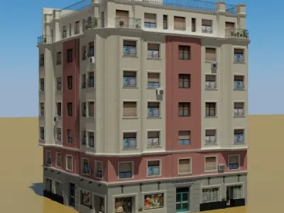 Building apartment - apartment 3D model get