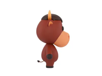 Character043 Bull 3D model