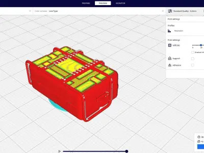 Liferaft Ship 3D print model