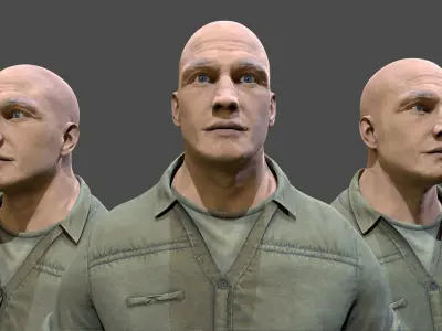 Soldier Low-poly 3D model purchase