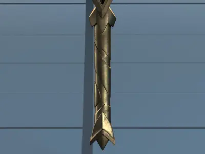 Sword 2 PBR 3D model