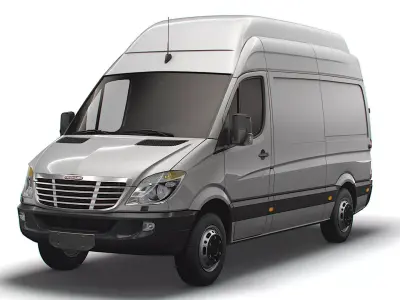Freightliner Sprinter Cargo Van L2H3 2009 3D model