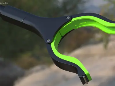 Adjustable Angle Grabber Tool 3D model