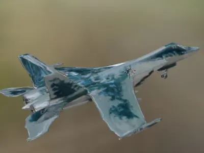 Wrecker Fighter Jet 3D model