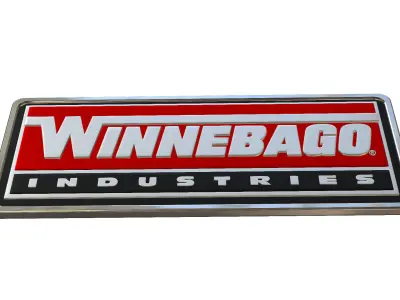 winnebago logo 3D model by 3dlogoman