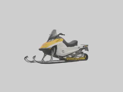 Snowmobile model 3D model