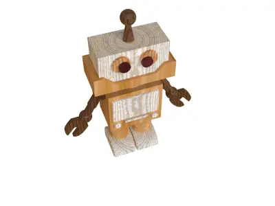 toy robot 3D model 3