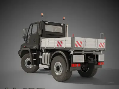 Unimog U423 - Rigged V2 1 Update October 2021 3D model