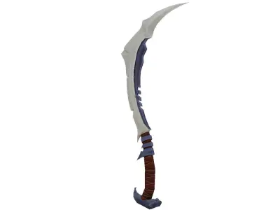 sword scythe 3D model