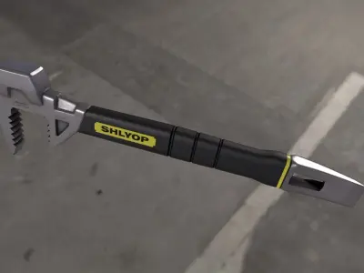 fubar ratchet wrench Low-poly 3D model