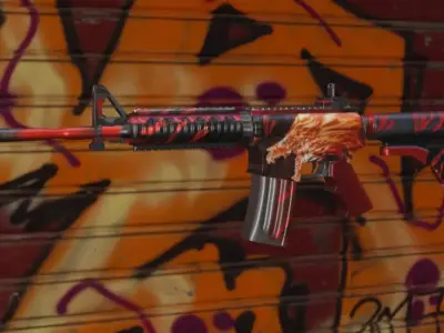 M4A4 weapon 3D model