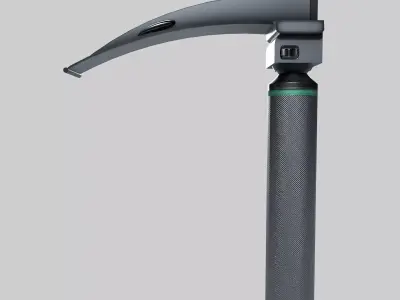 Laryngoscope Free low-poly 3D model