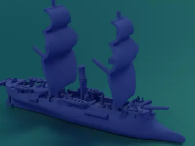 CSS Stonewall 1864 3D print model