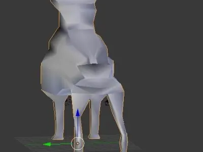 Dog Wolf 1st Model Free 3D model