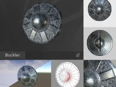Historical Shields 3D Model Collection