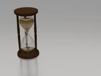 Hourglass Free low-poly 3D model purchase