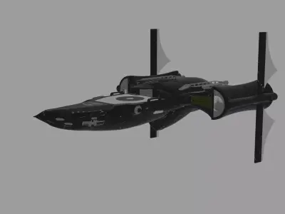 the bebop spaceship Free 3D model