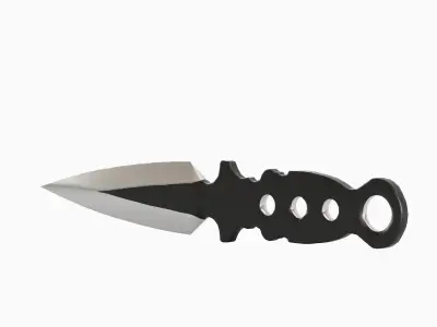 Throwing Knife 01 Low-poly 3D model