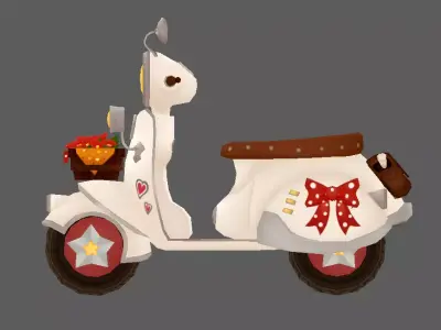 vehicle lowpoly  Low-poly 3D model