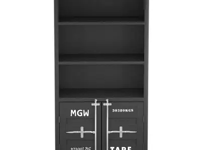 Sea Container Bookcase 3D model