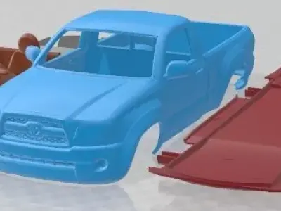 Toyota Tacoma RegularCab 2011 Printable Car 3D print model