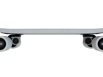 Penny Board Low-poly 3D model purchase