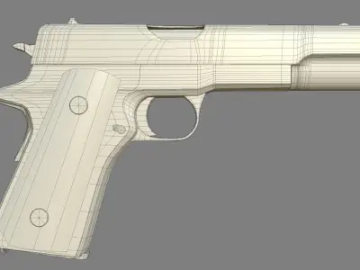Pistol Colt M1911  3D model