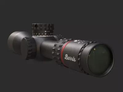 Burris XTR-PS Low-poly 3D model
