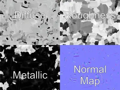 Iranian Drone Qods Mohajer 3D Model Pack Low-poly 3D model