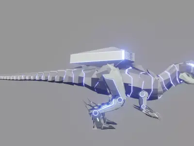 Mecha Rex 3D model