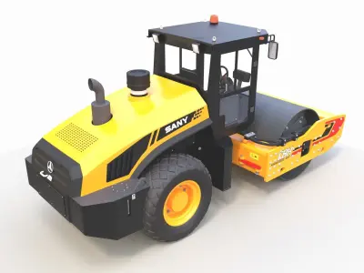  Road Roller 2 3D model