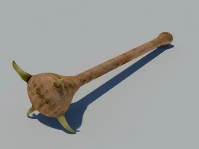 Mace for troll Low-poly 3D model