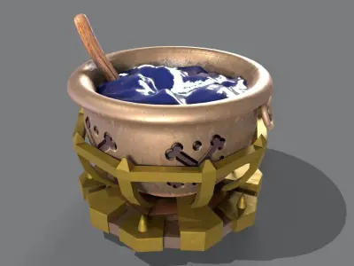 Spell factory 3D model