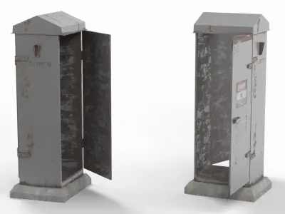  Old Railway Relay Cabinets Collection 