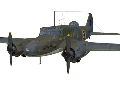 Avro Anson Mk1 late 3D model purchase