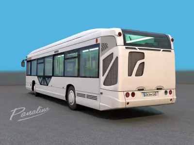 Heuillez GX327 city bus 3D model