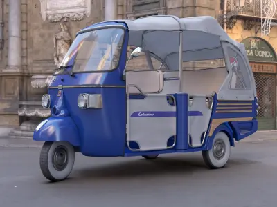 APE Piaggio Calessino 3D model
