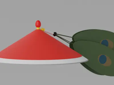 Chinese Qing Dynasty Official Hat 3D model purchase