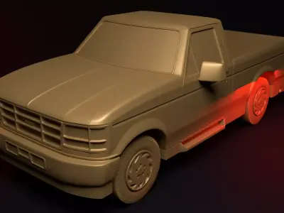 Ford F-150 IX toy 3D print model